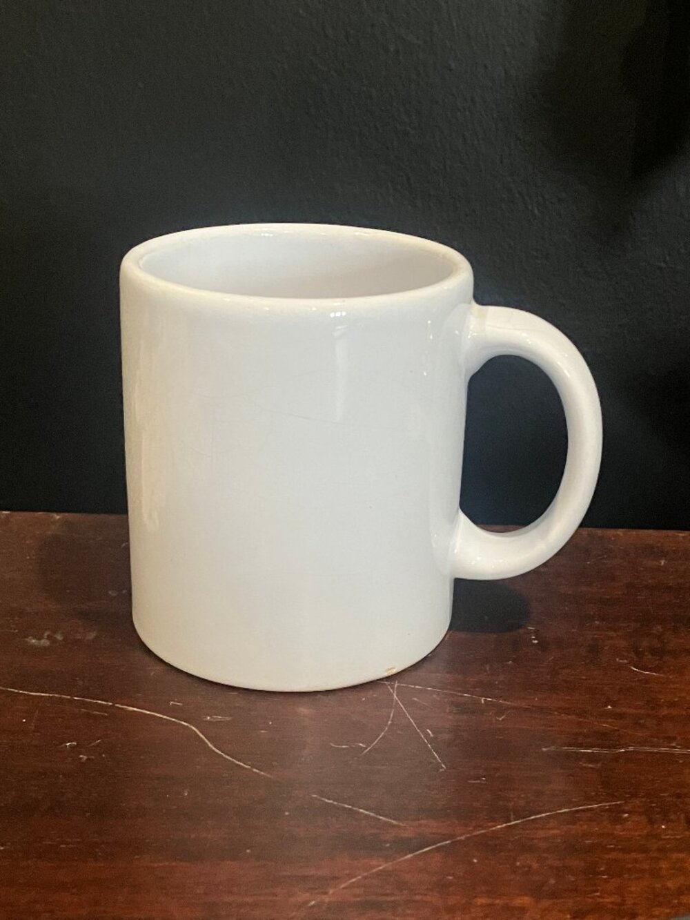 Vintage Plain White Waechtersbach Ceramic Mug made in Spain